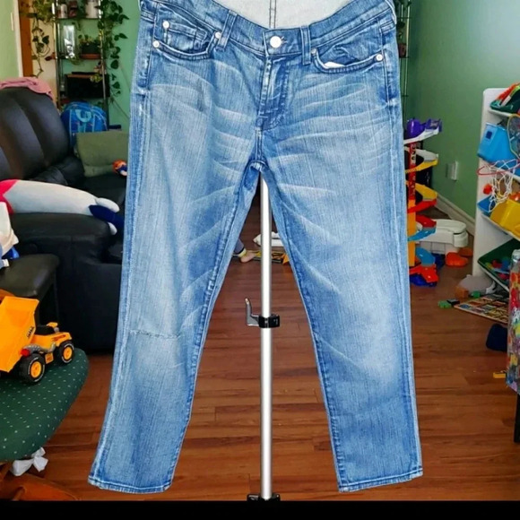 7 for all mankind | Roxanne  Straight leg Jeans  - Size 27 - Picture 8 of 9